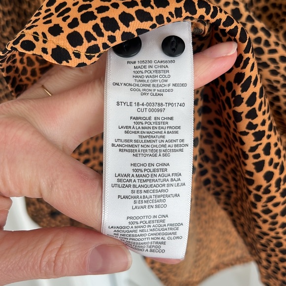 current Elliott leopard button down - Picture 6 of 6